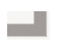 Papstar Nappe Casali Grise 80 X 80Cm 20 Pièces