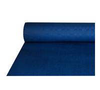 Papstar Nappe Damassée Bleu Foncé 50 X 1m 12575
