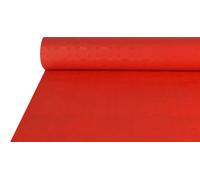 Papstar Nappe Damassée Rouge 50 X 1m 12573