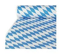 PAPSTAR Nappe en damassé 'Bleu bavarois', (l) 1,0 x (L)10 m Bleu G