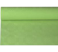 PAPSTAR Nappe en papier avec gaufrage damassé 8 m x 1,2 m olive | film (1 rouleau)
