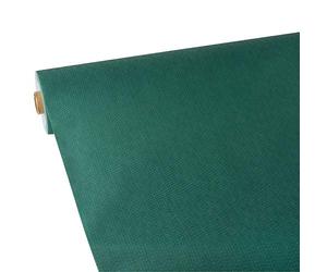 PAPSTAR, Nappe en Tissu Non-tissé Soft Selection Plus 25 m x 1,18 m Vert foncé sur Rouleau #84940