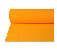 Papstar Nappe En Toile Damassée Orange 50 x 1m 16797