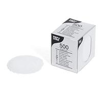 PAPSTAR Couvre-tasse rond blanc Diamètre : 8,5 cm 500 pièces