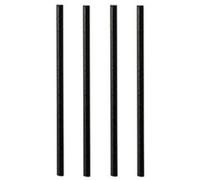 PAPSTAR Paille en papier 'pure', 100 mm, noir