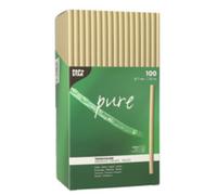 100 pailles en roseau « pure », diamètre : 7 mm, 20 cm