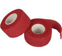 PAPSTAR Pansements adhésifs en polyester 25 mm x 5 m rouge 9 rouleaux