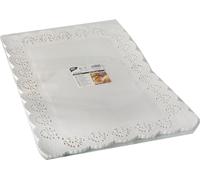 Papstar papier dentelle carré 45 x 32 cm blanc 100 pièces 1 paquet