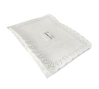 Papstar Papiers De Pointe Carrés 53 X 32,5 Cm Blanc 100 Pièces