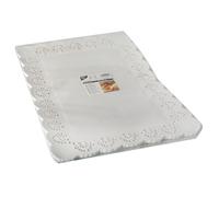 Papstar Papiers pointes carrés 45 x 32 cm Blanc 100 Pièces Lot
