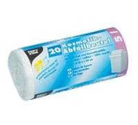 Papstar papstar sac poubelle ldpe, 5 litres, blanc noir