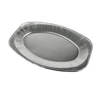 Papstar Plateaux de service ovales Aluminium 44,5 x 29,5 cm 10 pièces