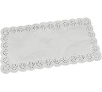 Dentelle, papier rectangulaire 40 cm x 20 cm blanc