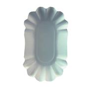 Papstar Pure 11273 250 Cardboard Container Oval 10.5 x 17.5 x 3 cm White A 1 - P