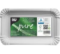 Papstar Pure Assiette 10x16cm fibre fraîche 250 pcs.