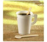 Einweggeschirr & Besteck lot de 100 cuillères en bois de 11 cm