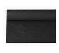 Papstar Rouleau de nappe en papier, noir, 120 cm x 8 m