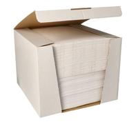 PAPSTAR Royal Collection 88552 Lot de 100 serviettes en papier Blanc 40 x 40 cm