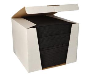 Papstar Royal Collection 88555 Lot de 100 serviettes en papier Noir profond 40 x 40 cm
