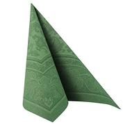 PAPSTAR ROYAL Collection Lot de 50 serviettes pliées 40 x 40 cm Vert foncé
