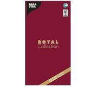 PAPSTAR ROYAL Collection - Nappe - Taille 120 x 180 cm - jetable - bordeaux Bordeaux