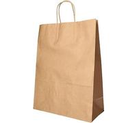 PAPSTAR Sac en papier 280 x 220 x 100 mm brun 25 pièces