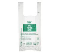 PAPSTAR Sac en plastique, en film bio, transparent