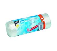 PAPSTAR Sac poubelle 60 l polyéthylène haute densité blanc pack de 20