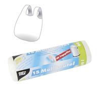 Sac poubelle HDPE, 60 litres, transparent