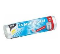 PAPSTAR Roujeau de 15 Sacs poubelle HDPE 35 litres Transparent