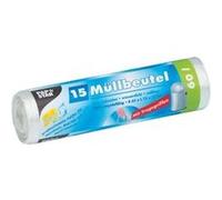 Sac poubelle HDPE, 60 litres, transparent