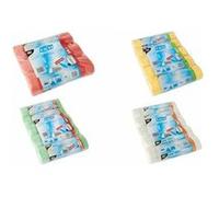 Sac poubelle HDPE à liens coulissants, 60 litres