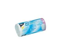 papstar sac poubelle ldpe, 5 litres, blanc noir