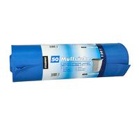 Papstar Sacs à Ordures Bleu 120l 45my