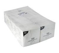 PAPSTAR Serviette, 330 x 330 mm, 1 couche, blanc