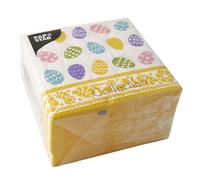 Papstar Serviette Oeufs Colorés