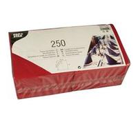 PAPSTAR - Serviette - Taille 33 x 33 cm - jetable - bordeaux (pack de 250) Bordeaux