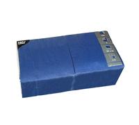 PAPSTAR Serviettes à déjeuner 330 x 330 mm 3 plis bleu foncé 250 pièces