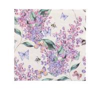 PAPSTAR Serviettes à motif "Lilac Dream" 330 x 330 mm 20 pièces