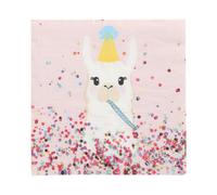 PAPSTAR Serviettes à motif "Llama Party" 330 x 330 mm 20 pièces