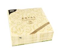 Papstar Serviettes Damascato Champag