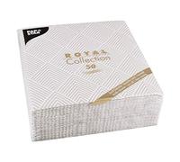 Papstar Serviettes de Table 86499 Gris 7,8 x 20 x 20 cm