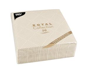 Papstar Serviettes en Papier, Champagne, 7,8 x 20 x 20 cm