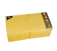 Papstar Serviettes Jaune 40x40cm 3-lagig 250 Pièce