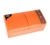 PAPSTAR Serviettes lunch 330 x 330 mm 3 plis nectarine 250 pièces