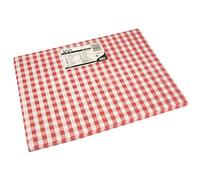 Papstar papstar set de table "vichy" , (l)400 x (p)300 mm noir G