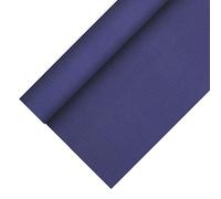 Papstar, Soft Selection Nappe en Tissu Non-tissé Plus Table 25 m x 1,18 m Bleu Foncé sur Rouleau, # 84946