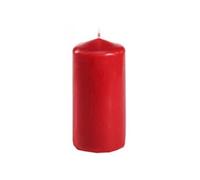 Papstar stumpenkerze, durchmesser 50 mm, rot 13431