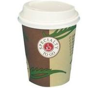 Gobelet en carton avec couvercle To Go 20 cl - Lot de 10