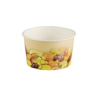 PAPSTAR Verre à Glace en Carton avec revêtement en PE, Multicolore, 8 x 31.50 x 44 cm